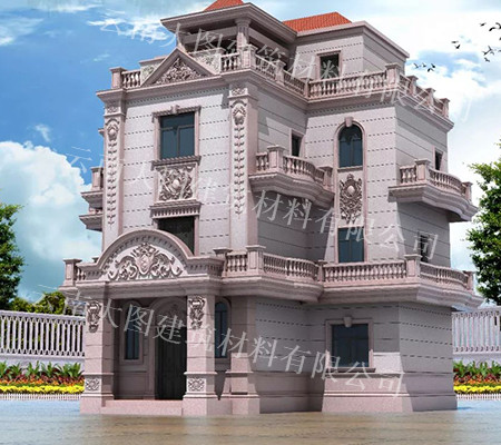 外墻仿石材效果